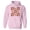 Pink, variant on Checkered Reindeer Christmas Hoodie Sweatshirt Unisex Large White