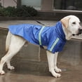 thumbnail image 6 of Frogued Dog Raincoat Waterproof Reflective Strip Adjustable Hooded Jacket Pet Clothes (Yellow,M), 6 of 13