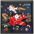 thumbnail image 2 of 32 Options Christmas Wall Stickers Window Decals Santa Xmas Decor Diy Reusable, 2 of 2