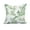 Green, variant on 18 x 18 Inch China Old Purple Floral Print Decorative Polyester Throw Pillow with Linen Texture