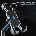 thumbnail image 6 of TACILIP Phone Holders, Motorcycle Mobile Phone Shockproof Electric Bicycles Riding Navigation Machine Frame Metal Rotatable Mobile Phone, Gift for Father, 6 of 6