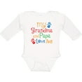 thumbnail image 3 of Inktastic Grandma and Papa Love Me Boys or Girls Long Sleeve Baby Bodysuit, 3 of 5