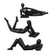 thumbnail image 1 of 3 piezas de estatuas de pensador de resina, figuritas de arte creativo, esculturas coleccionables nórdicas, decoración para estantería, restaurante, Negro BLESIY Figura del pensador abstracto, 1 of 8