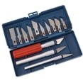 thumbnail image 4 of 13-Piece Carving Chisel Set - Premium Steel Interchangeable Heads, Ergonomic Handles & Portable Storage Box, Multi-Purpose Sculpting Tools for Wood, Foam, Plastic and More DIY Craft Projects, 4 of 7