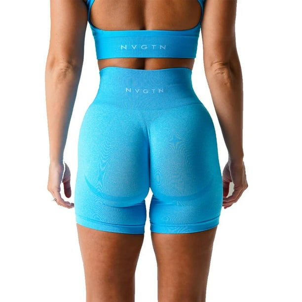 NVGTN Seamless Shorts Women Seamless Scrunch Workout Shorts High Waisted  Booty Lifting Gym Yoga Shorts 