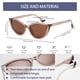 thumbnail image 5 of Lentes de Sol VIVIENFANG Retro Polarizados Ojo de Gato para Mujer VF2219E, 5 of 6