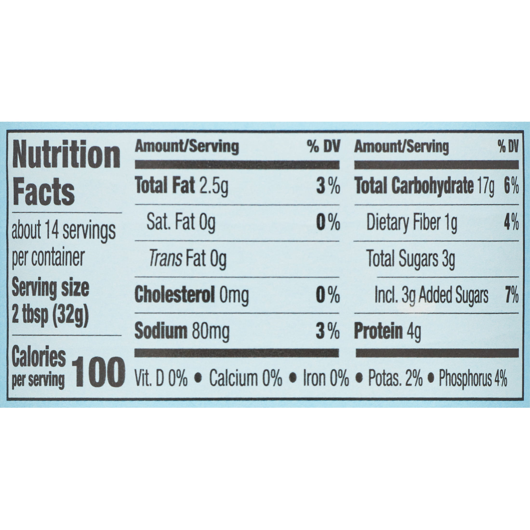 Better'n Peanut Butter Low Sodium - 100 Calories, Lower Fat - 16 oz