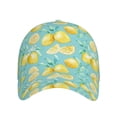 thumbnail image 2 of Balery Baseball Cap Adjustable Size for Running Workouts and Outdoor Activities All Seasons Dad Hat(Yellow Lemon), 2 of 9