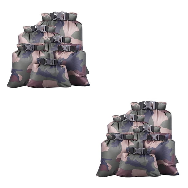 Sonducket Bolsas impermeables de 6 piezas, sacos secos ligeros para exteriores, accesorios de kayak para deportes acuáticos duraderos para Type1 NO1