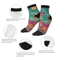 thumbnail image 3 of Goofa Western Desert Skull Cowboy (2) Pattern Non Slip Socks with Grips for Elderly, Crew Socks Yoga Hospital Socks Cushioned Sole Gripper Socks for Men Women, 3 of 5