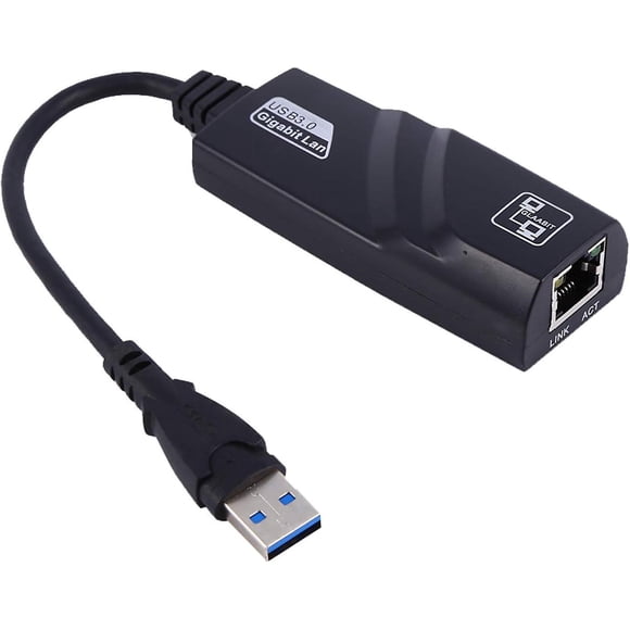 Usb 3.0 Wired Network Card, Usb 3.0 Gigabit Network Card Without Reader 10/100/1000m Usb 3.0 To Rj45 Network Adapter Gigabit Ethernet Wired Lan For Os
