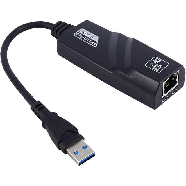 Usb 3.0 Wired Network Card, Usb 3.0 Gigabit Network Card Without Reader 10/100/1000m Usb 3.0 To Rj45 Network Adapter Gigabit Ethernet Wired Lan For Os