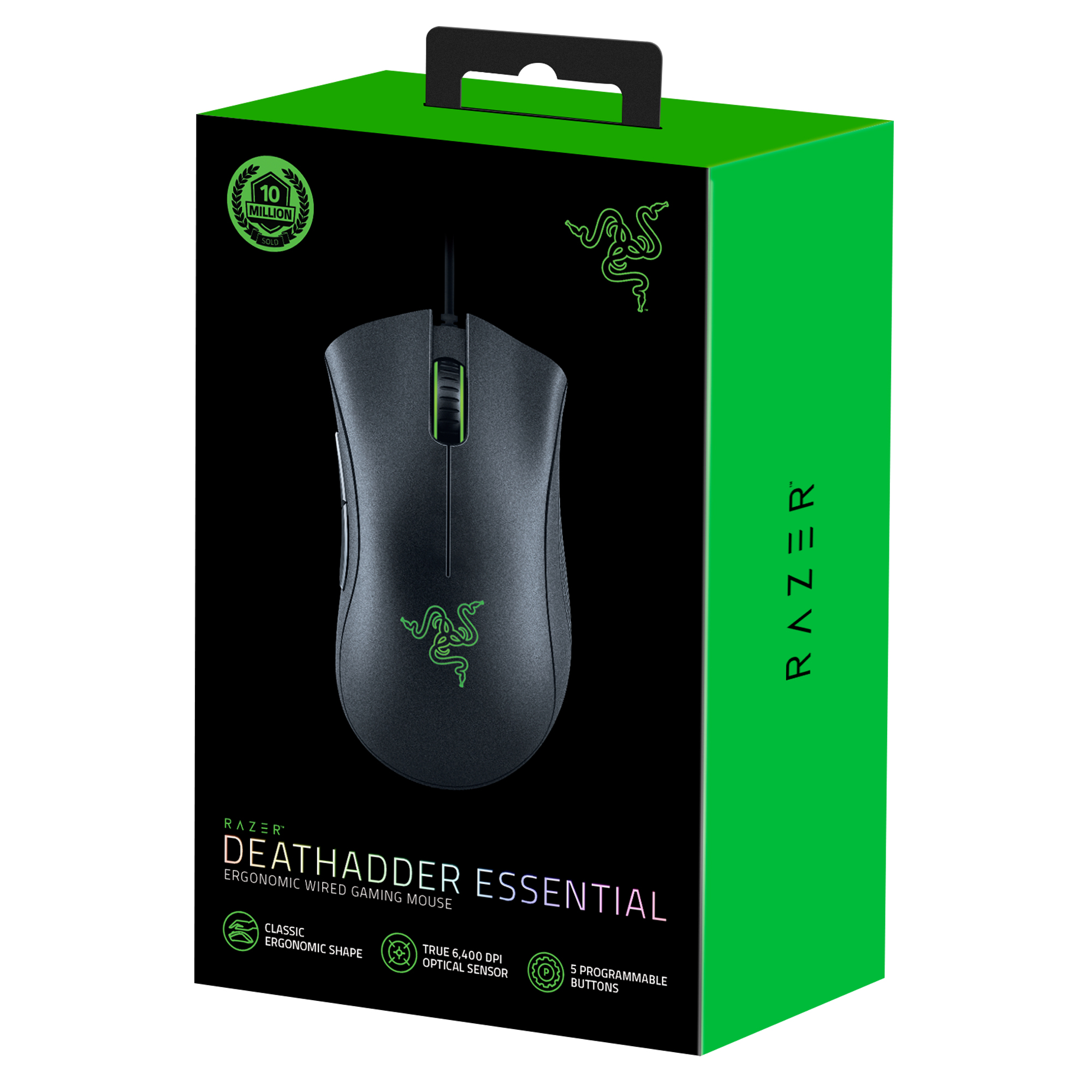 Razer DeathAdder Essential Wired Gaming Mouse, Black photo 6