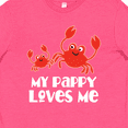 thumbnail image 4 of Inktastic My Pappy Loves Me Grandchild Beach Crab Youth T-Shirt, 4 of 5