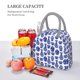 thumbnail image 5 of Disketp Blue Vases Bolsa Térmica para Almuerzo, Lonchera con Abertura Amplia y Gran Capacidad, Organizador Reutilizable para Mujeres, Hombres y Adultos, 5 of 6