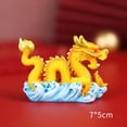 thumbnail image 3 of Estatuilla de DragóN y FéNix Feng Shui, Estatua del AñO del DragóN, Animal del ZodíAco para Regalo de Mini Paisaje de AñO, 3 of 5
