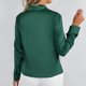 thumbnail image 5 of Camisas de maestra,Blusa de mujer, color liso, cuello vuelto, manga larga, camisa informal de poliéster, corte favorecedor para uso diario, sopatenor, 5 of 7