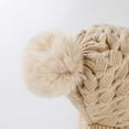 thumbnail image 4 of RKSTN Knitted Hat, Bib, One-Piece Pullover, Khaki, 4 of 8