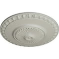 thumbnail image 3 of Ekena Millwork 23 1/2"OD x 3 1/4"P Lyon Ceiling Medallion (Fits Canopies up to 3 5/8"), Hand-Painted Pot of Cream, 3 of 6