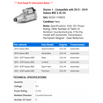 thumbnail image 2 of Starter 1 - Compatible with 2013 - 2019 Subaru BRZ 2.0L H4 2014 2015 2016 2017 2018, 2 of 2