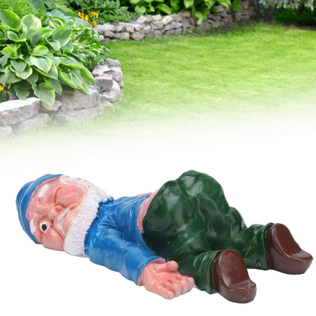 Drôle Ivre Gnomes Fée, Miniature Jardin Décoration Extérieure Accessoires Résine Artisanat Ivre Nain