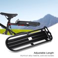thumbnail image 1 of Durable  Black Bike Aluminum Bicycle Frame, Bicycle Rear  Luggage Carrier, For Mountain Bike Attached To Bike  Post, 1 of 8