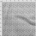 thumbnail image 4 of oneOone Cotton Poplin Gray Fabric Leaves Quilting Supplies Print Sewing Fabric By The Yard 42 Inch Wide-aA, 4 of 5