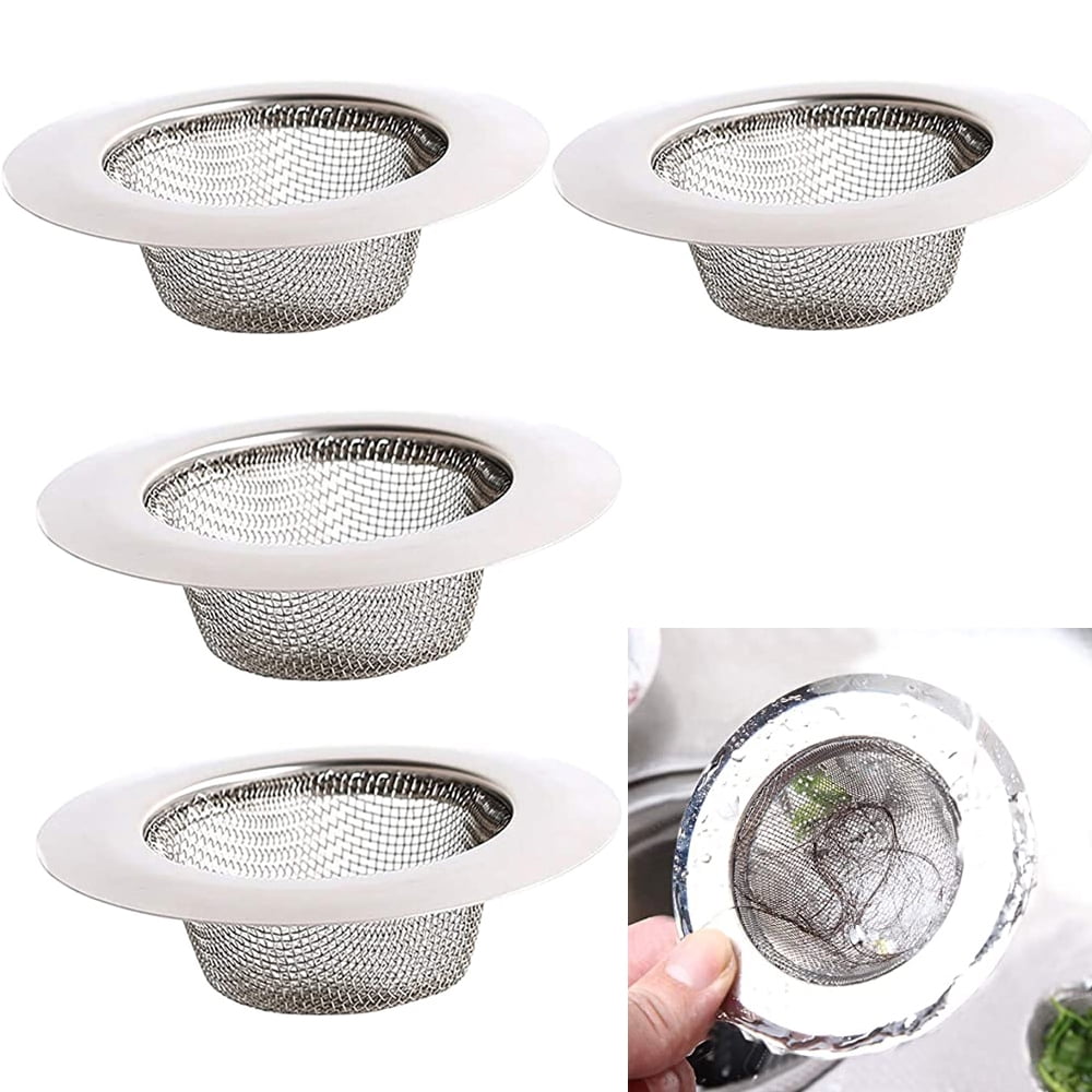 Sink Strainer for Shower Plug Hole Hair Catcher Fits Tub or Kitchen