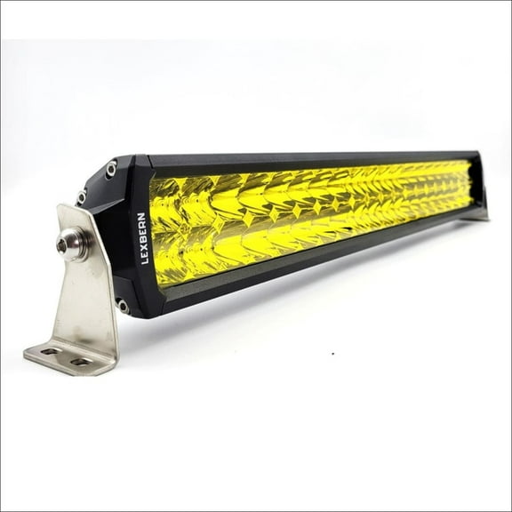 LEXBERN 20 Inch Yellow Beam Light Bar