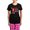 With Pink Pant, variant on CafePress - Aplastic Anemia Messed With Women's Dark Pajamas - Women's Short Sleeve Print T-Shirt and Pants Dark Cotton Pajama Set