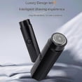 thumbnail image 4 of Mini afeitadora eléctrica portátil para hombre, recortadora de barba, maquinilla de afeitar de doble uso (en seco y húmedo), carga rápida tipo C., 4 of 4