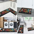 thumbnail image 6 of 2 Pcs Merry Christmas Kitchen Rugs and Mats Set of 2 Welcome Christmas Snowflake Kitchen Mats for Floor Non Slip Rugs for Kitchen Floorfor Bath Cooking (47x17+30x17 inches), 6 of 7