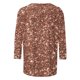 thumbnail image 4 of Tejiojio Women's Sequin Top Round Neck 3/4 Sleeves Sparkly Casual Party Blouse S-2XL, 4 of 5