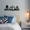 thumbnail image 3 of ESTART Mountain Forest Metal Wall Decor Deer and Bear Wall Art Woodland Rustic Animal Hunting for Living Room Bedroom Bathroom, 15.7 x 5.7 inch, 3 of 10