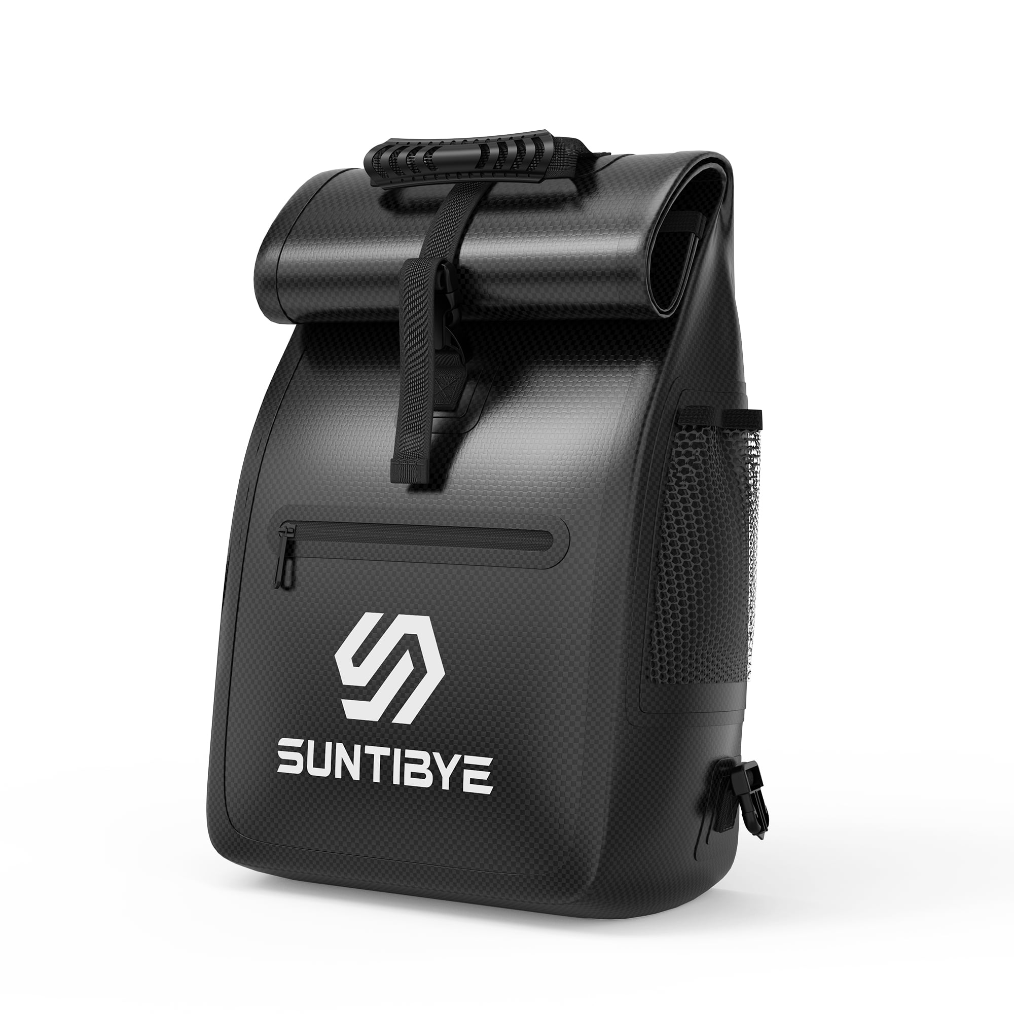 SUNTIBYE S8 Bike Bag Accessories for Bicycle Rear Rack Bag Waterproof Saddle Bag for Cycling Traveling Black