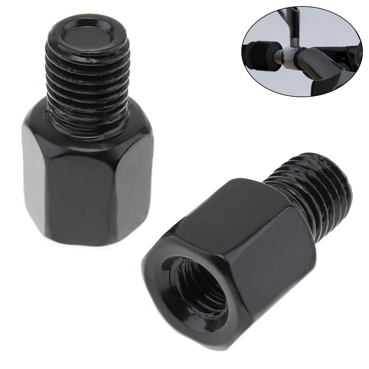 Clockwise and Counterclockwise 8mm to 10mm Motorcycle Rearview Mirror