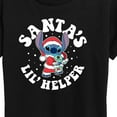 thumbnail image 3 of Lilo & Stitch - Santas Lil Helper Christmas - Women's Short Sleeve Graphic T-Shirt, 3 of 5