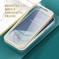thumbnail image 4 of ATTOE Compatible avec iPhone 12 Pro Max Cas 6,7 Pouces 2020, Femmes Mince Couverture Antichoc en Marbre avec Protection Intégrale du Corps, [Protection d'Écran Intégrée] pour iPhone 12 Pro Max Cas de Téléphone, 4 of 6