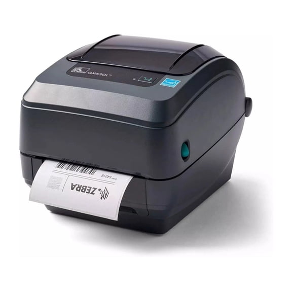 Restored Zebra GX430T Thermal Transfer Desktop Printer for Labels, Barcodes, Receipts, Tags and Wrist Bands with USB Connectivity (Refurbished)