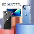 thumbnail image 3 of Compatible con iPhone 13 Funda transparente, a prueba de golpes, protectores de teléfono para iPhone 13 lanzado en 2021, 3 of 5