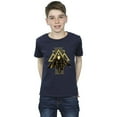 thumbnail image 2 of DC Comics T-Shirt Garçon Black Adam Symboles Dorés Montants, 2 of 4