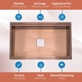 thumbnail image 5 of Strictly Sinks Undermount Workstation Kitchen Sink – 32" Stainless Steel 16 Gauge Single Bowl Sink, 5 of 9