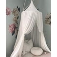 thumbnail image 1 of Xceedez Chiffon Bed Canopy, Children's Room Insect Protection Screen Decorative Breathable Mosquito Net White, 240 X 60 X 400 (lower Circumference) Cm, 1 of 5