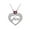 Silver, variant on GROFRY Mom Necklace Women Faux Crystal Heart Pendant Necklace Mother Day Gift for Mom Grandma Wife from Daughter Son