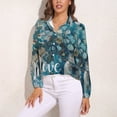 thumbnail image 3 of Retro Country Oil Painting Long Sleeve Blouse Woman Streetwear Casual Shirts Summer Oversize Woman Streetwear Clothing Birthday Present, 3 of 7