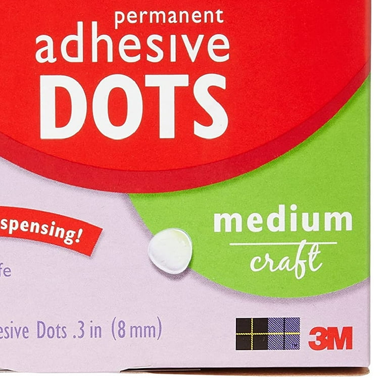 Scotch® Adhesive Dots, Permanent, 75 Dots/Pack