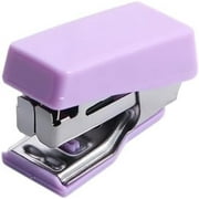 XD2-1Pc Mini Purple Stapler Portable Binding Machine Morandi Color Metal Stapler Student Stationery Office Products,Desktop Staplers Small in Size,Manual Staplers*2