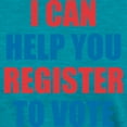 thumbnail image 3 of CafePress - I CAN HELP YOU REGISTER TO VOTE VOLUNTEER VOTER T - Womens Tri-blend T-Shirt, 3 of 4