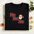 thumbnail image 2 of Ho Ho Ho Santa Embroidered Christmas Sweatshirt, Festive Holiday Shirt, Merry Christmas Embroidey, Christmas Gift for Him or Her, Xmas Gift, 2 of 5