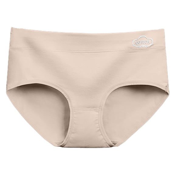 LIZUOJUN Under $3 Cotton Underwear For Women Mid Rise Briefs Tummy Control Moisture-Wicking Full Coverage Regular & Plus Size M-4XL